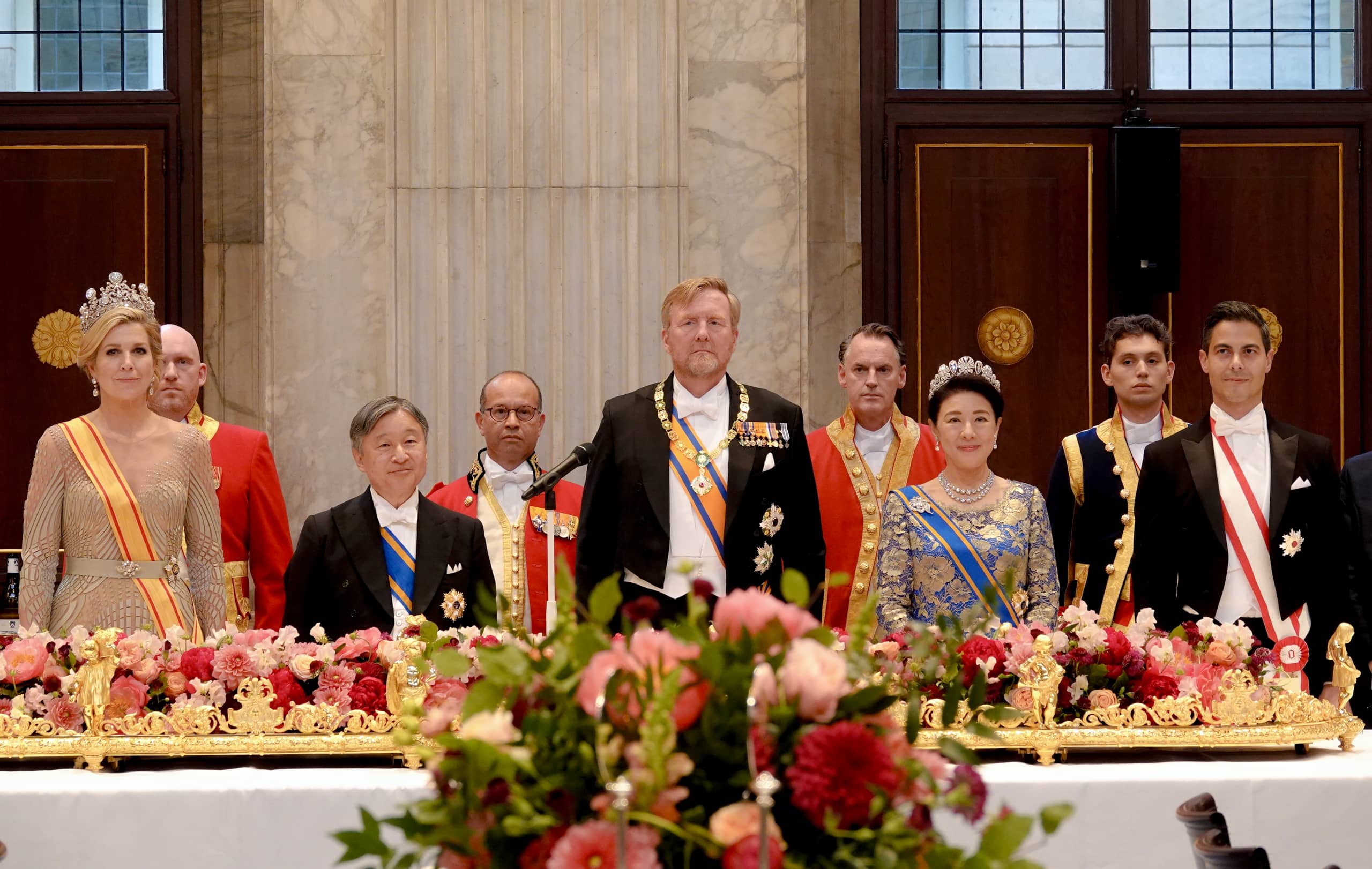 State banquet state visit Emperor of Japan to the Netherlands